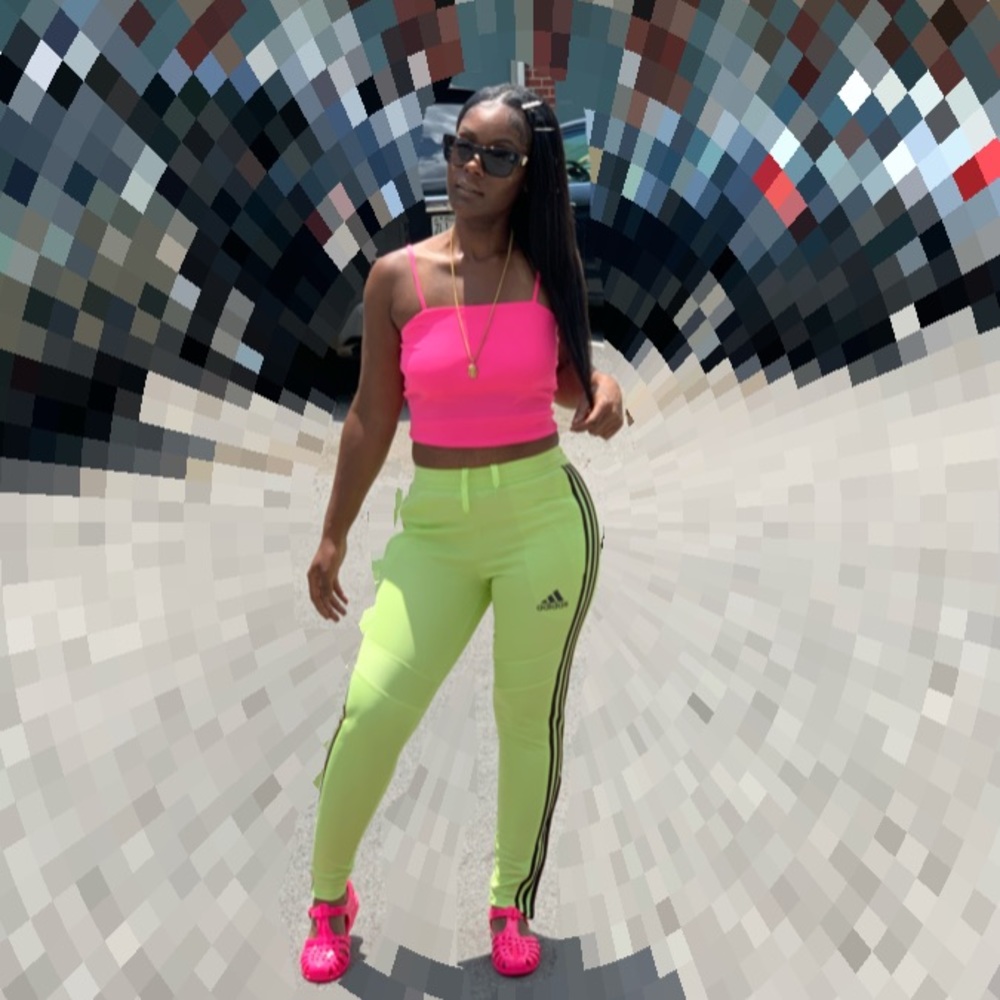 Neon Women’s Adidas Joggers Sx
